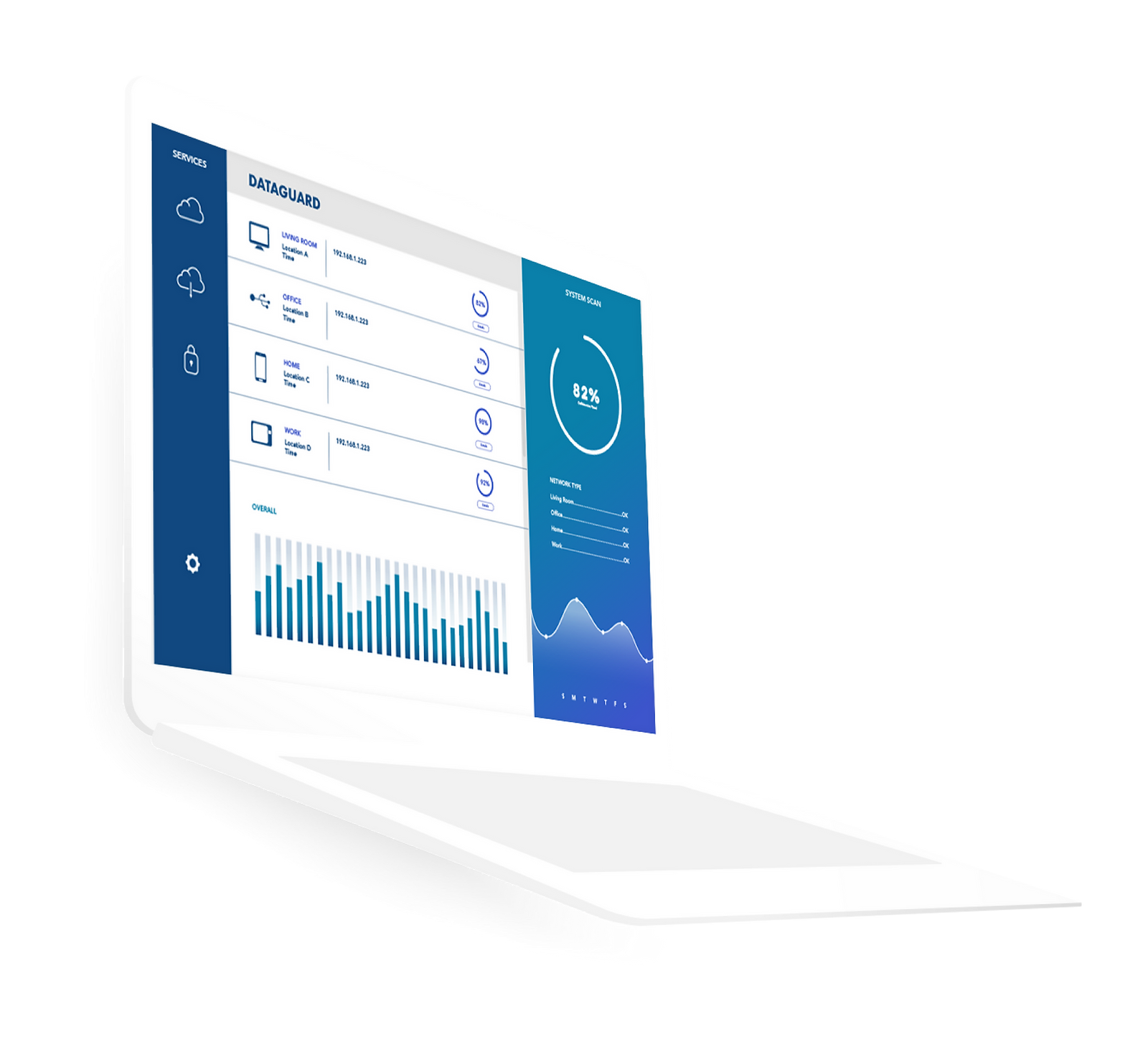 illustriert Laptop